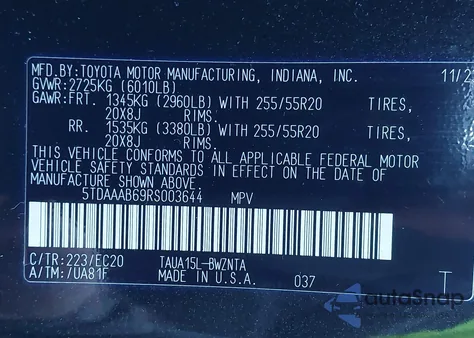 2024 Lexus Tx 350 z USA, uszkodzony, nr VIN 5TDAAAB69RS003644